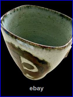 Rare Tall MCM Ceramic vase by Anne & Peter Stougaard, 1970s Unika Danish Design