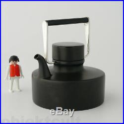 Rare Tea For Two Teapot Tapio Wirkkala'63 Rosenthal Teekanne Porcelaine Noire