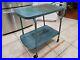 Rare_Teal_Trumble_TrayTable_Mid_Century_Modern_Metal_Collapsible_Serving_Cart_01_ites