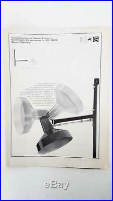 Rare Telescopic Dutch Wall Lamp by Hiemstra Evolux 1950, s mouille sarfatti era