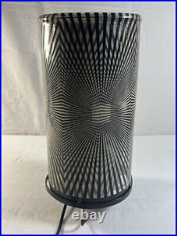 Rare True Vtg 1960s Psychedelic Spinning Motion Lamp Visual Effects Inc Rotating