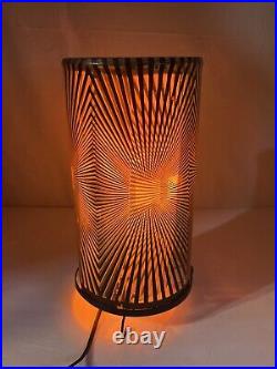 Rare True Vtg 1960s Psychedelic Spinning Motion Lamp Visual Effects Inc Rotating