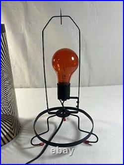 Rare True Vtg 1960s Psychedelic Spinning Motion Lamp Visual Effects Inc Rotating