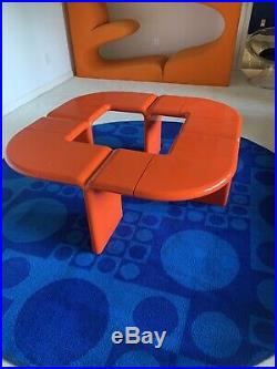 Rare Umbo Coffee Table Kartell Space Colani Kay Leroy Ruggles