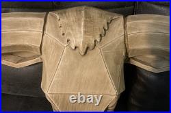 Rare Universal Statuary MCM Cubist Texas Longhorn Cow Wall Hanging Decor 1959