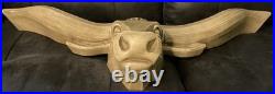 Rare Universal Statuary MCM Cubist Texas Longhorn Cow Wall Hanging Decor 1959