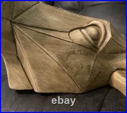 Rare Universal Statuary MCM Cubist Texas Longhorn Cow Wall Hanging Decor 1959