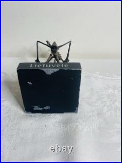 Rare VTG Bronze Gothic Church Lithuania Sculpture Brutalist Mid-Century Modern