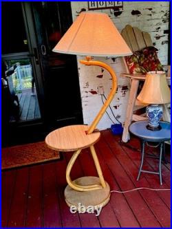Rare Vintage 1950's MCM Googie Asymmetrical Floor Lamp Mid Century Modern