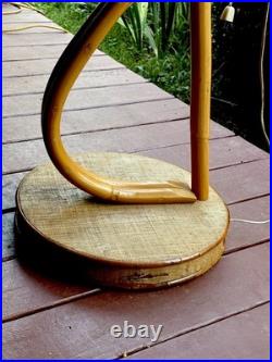 Rare Vintage 1950's MCM Googie Asymmetrical Floor Lamp Mid Century Modern
