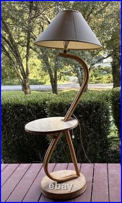 Rare Vintage 1950's MCM Googie Asymmetrical Floor Lamp Mid Century Modern