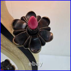 Rare Vintage 1950s Continental Art Lamp Mid Century Modern Fiberglass Shade