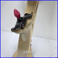 Rare Vintage 1950s Continental Art Lamp Mid Century Modern Fiberglass Shade