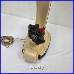 Rare Vintage 1950s Continental Art Lamp Mid Century Modern Fiberglass Shade