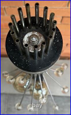 Rare Vintage 1960s Chrome Acrylic Space Age Lamp Mid Century Modern MCM Lighting