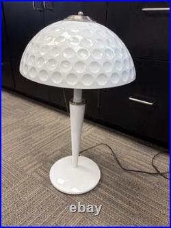 Rare Vintage 1960s MCM Golf Ball Table Lamp Mid-Century Modern Working