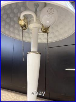 Rare Vintage 1960s MCM Golf Ball Table Lamp Mid-Century Modern Working