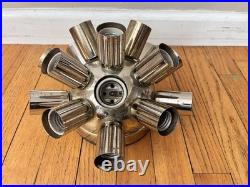 Rare Vintage 60's Sputnik Flush Mount Light Fixture 16 Socket
