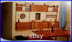 Rare Vintage 60s Mid Century Modern Texmon Blindheim Ergo Teak Wall Unit Catalog Rare Vintage 60s Mid Century Modern Texmon Blindheim Ergo Teak Wall Unit Catalog