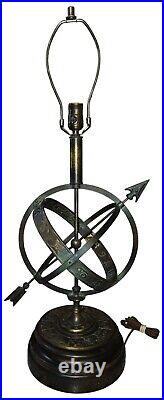 Rare Vintage Armillary Astrological Zodiac Bronze Table Lamp By Frederick Cooper Rare Vintage Armillary Astrological Zodiac Bronze Table Lamp By Frederick Cooper