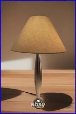 Rare Vintage Atomic Aluminum Sphere/Rocket Mid Century Modern Table Lamp 22