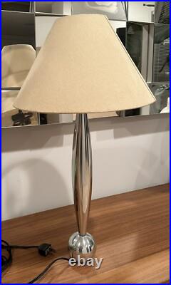 Rare Vintage Atomic Aluminum Sphere/Rocket Mid Century Modern Table Lamp 22
