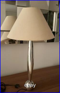 Rare Vintage Atomic Aluminum Sphere/Rocket Mid Century Modern Table Lamp 22