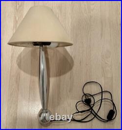 Rare Vintage Atomic Aluminum Sphere/Rocket Mid Century Modern Table Lamp 22