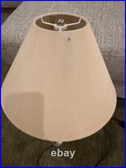 Rare Vintage Atomic Aluminum Sphere/Rocket Mid Century Modern Table Lamp 22