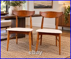 Rare Vintage Birchcraft by Baumritter Mid-Century Modern Accent Chairs Pair
