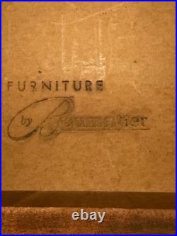 Rare Vintage Birchcraft by Baumritter Mid-Century Modern Accent Chairs Pair