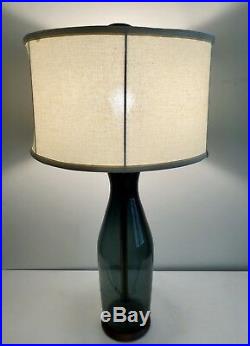 Rare Vintage Blenko Blown Glass Lamp