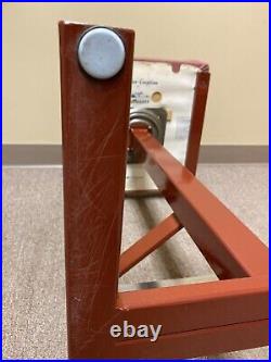 Rare Vintage ChroModern Chair Co. Los Angeles Bar Stool Mid Century Modern Red Rare Vintage ChroModern Chair Co. Los Angeles Bar Stool Mid Century Modern Red