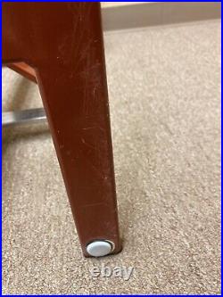 Rare Vintage ChroModern Chair Co. Los Angeles Bar Stool Mid Century Modern Red Rare Vintage ChroModern Chair Co. Los Angeles Bar Stool Mid Century Modern Red