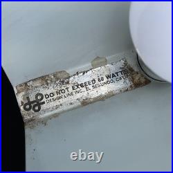 Rare Vintage Design Line Inc. Pedestal Lamp Stand by Bill Curry Space Age 1970s