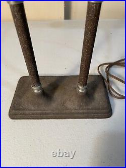 Rare Vintage Desk Lamp Mid Century Modern Industrial Art Deco Radionic Tested