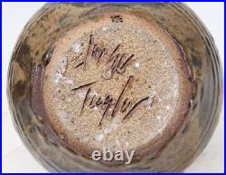 Rare Vintage Elmer Taylor Early Studio Pottery Weed Pot Vase Mid Century Modern