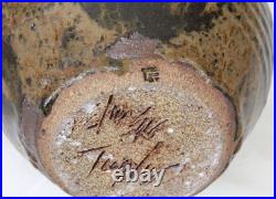 Rare Vintage Elmer Taylor Early Studio Pottery Weed Pot Vase Mid Century Modern