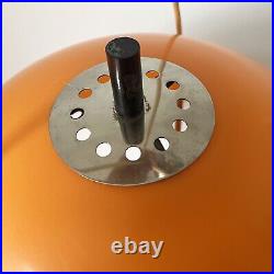Rare Vintage Estoplast Mid Centruy Space Age Orange Pendant Lamp 60s/70s Rare Vintage Estoplast Mid Centruy Space Age Orange Pendant Lamp 60s/70s