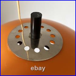 Rare Vintage Estoplast Mid Centruy Space Age Orange Pendant Lamp 60s/70s Rare Vintage Estoplast Mid Centruy Space Age Orange Pendant Lamp 60s/70s