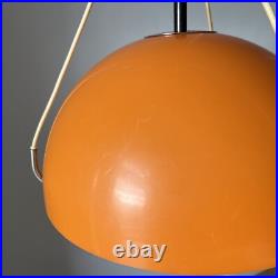 Rare Vintage Estoplast Mid Centruy Space Age Orange Pendant Lamp 60s/70s Rare Vintage Estoplast Mid Centruy Space Age Orange Pendant Lamp 60s/70s