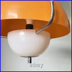 Rare Vintage Estoplast Mid Centruy Space Age Orange Pendant Lamp 60s/70s Rare Vintage Estoplast Mid Centruy Space Age Orange Pendant Lamp 60s/70s