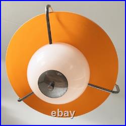Rare Vintage Estoplast Mid Centruy Space Age Orange Pendant Lamp 60s/70s Rare Vintage Estoplast Mid Centruy Space Age Orange Pendant Lamp 60s/70s