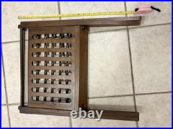 Rare Vintage Find Cees Braakman style MidCentury Modern Wood Magazine Rack