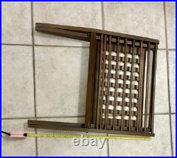 Rare Vintage Find Cees Braakman style MidCentury Modern Wood Magazine Rack