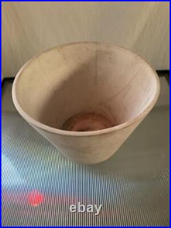 Rare Vintage Gainey midcentury Modern Bisque Ceramic Planter Pot 6x8