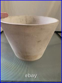 Rare Vintage Gainey midcentury Modern Bisque Ceramic Planter Pot 6x8