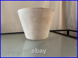 Rare Vintage Gainey midcentury Modern Bisque Ceramic Planter Pot 6x8