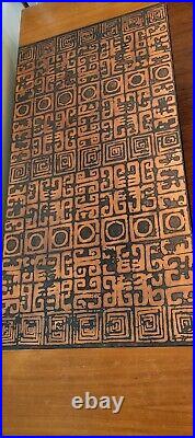 Rare Vintage German 1967 Mid Century Modern Adjustable Copper Design EMU Table