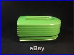 Rare Vintage Green Westinghouse By Hall China Co. Refrigerator Butter Dish USA